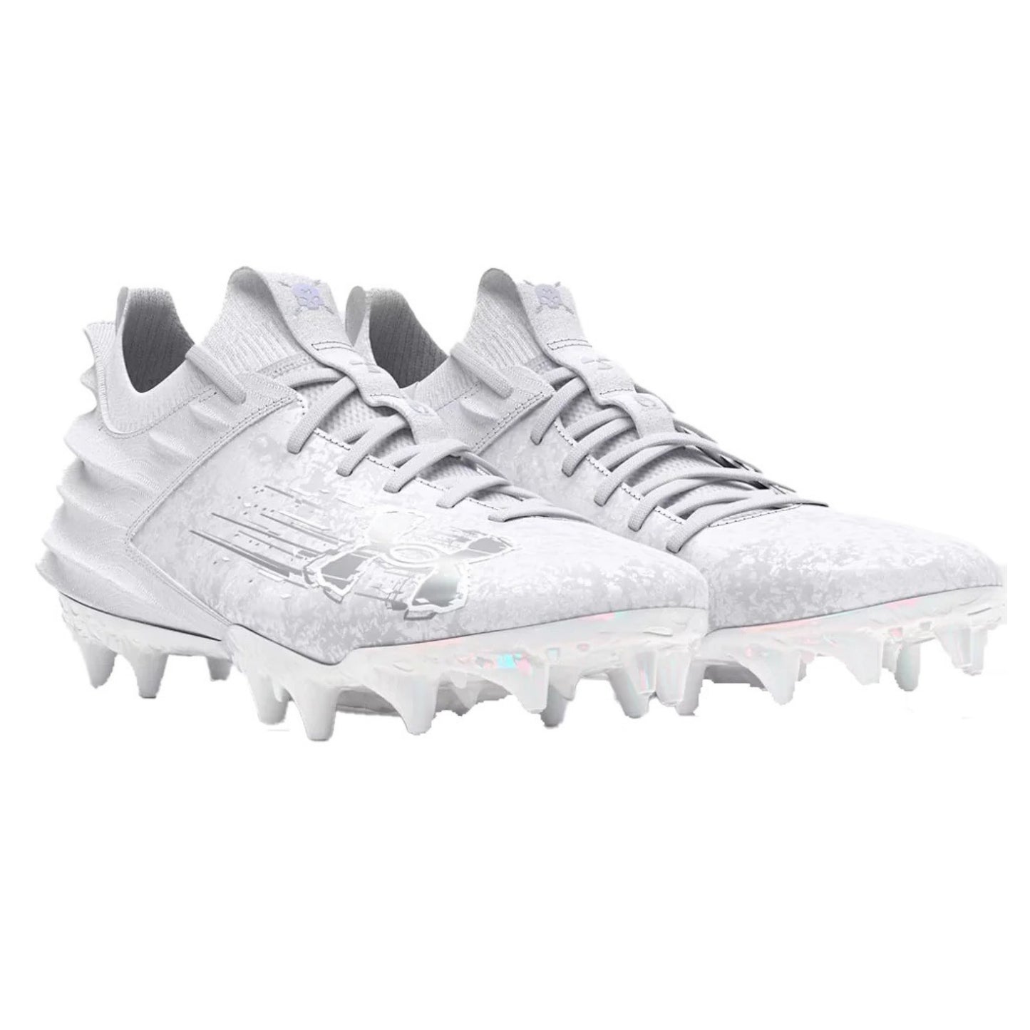 Under Armour Men's Blur Smoke Suede 2.0 MC - White Metallic