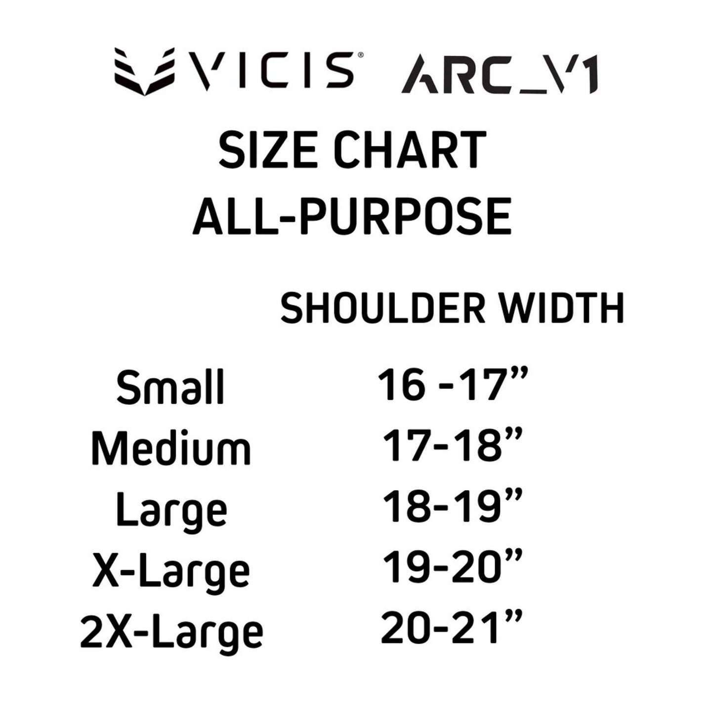 VICIS ARC_V1 Varsity Shoulder Pads – All Purpose