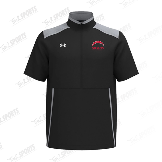 CFB25 - Under Armour Motivate 3.0 Short Sleeve Half-Zip - Black