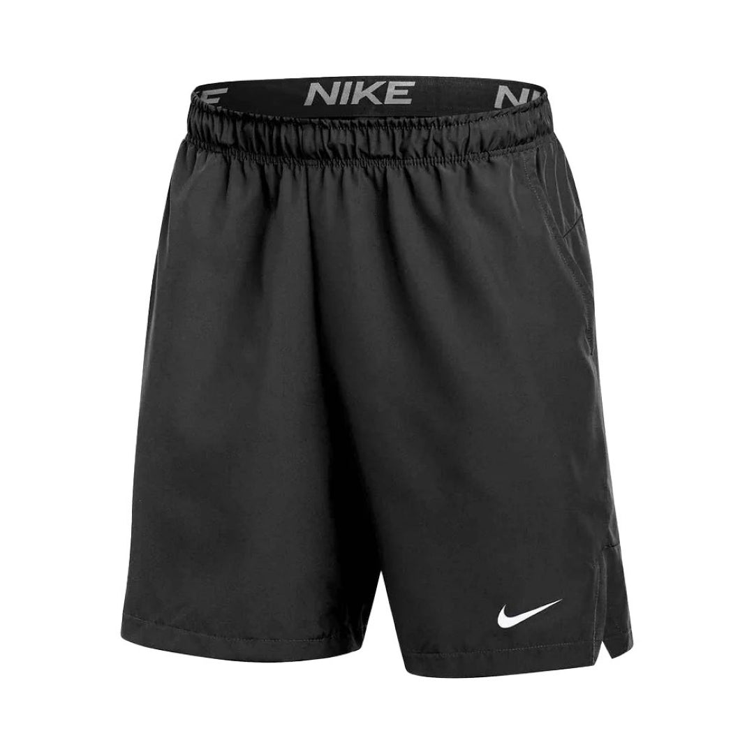 NIKE DRI-FIT Flex Woven Pocketed Shorts 7" - Black