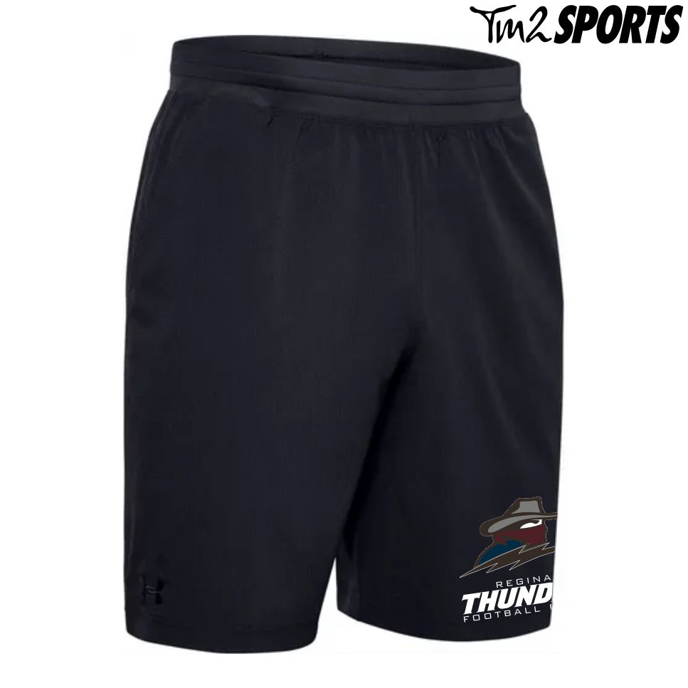 PLAY25 - Under Armour Men's Motivator Vented Coach's Shorts - Black