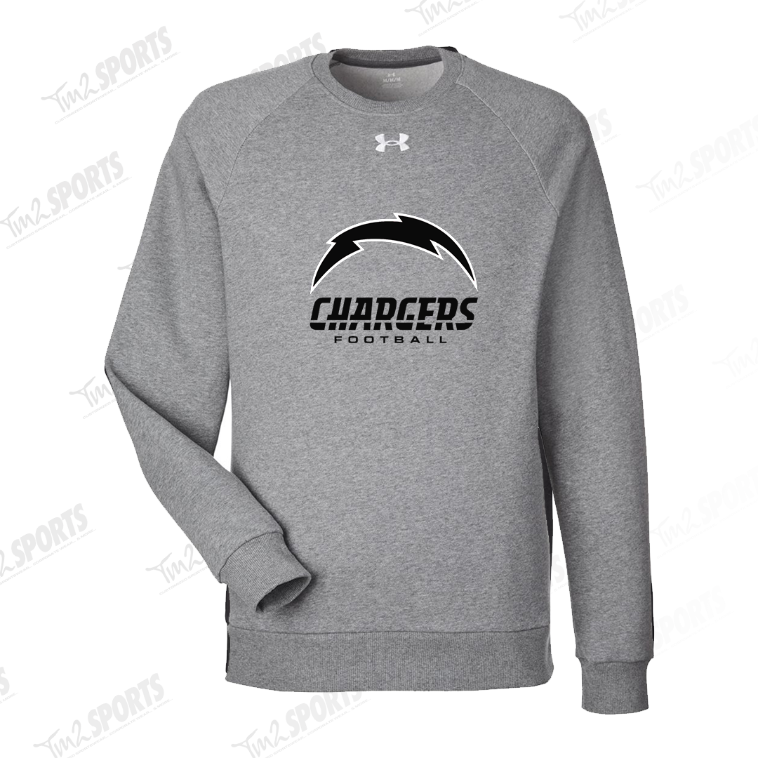 CFB25 - Under Armour Rival Crew Sweatshirt - Grey