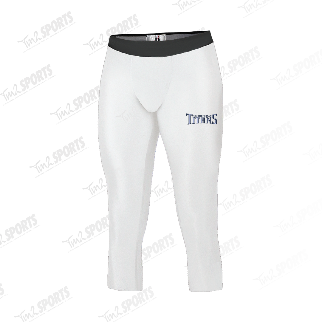 KTIT25 - Compression Tights Calf Length - White