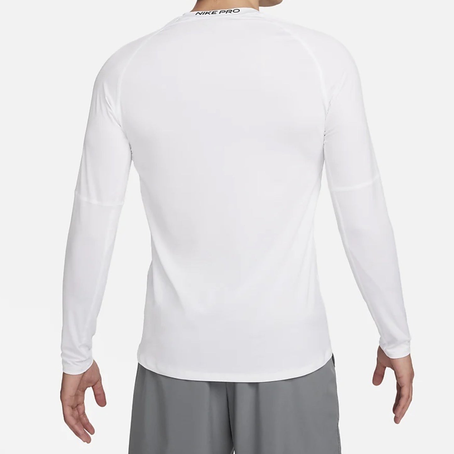 Nike Pro Men's Dri-FIT Slim Long-Sleeve Fitness Top - White