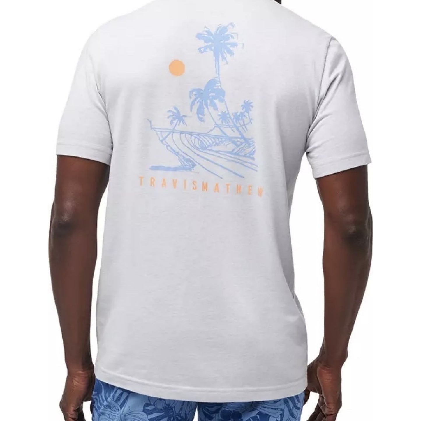 Travis Mathew Off The Pier Tee Light Grey