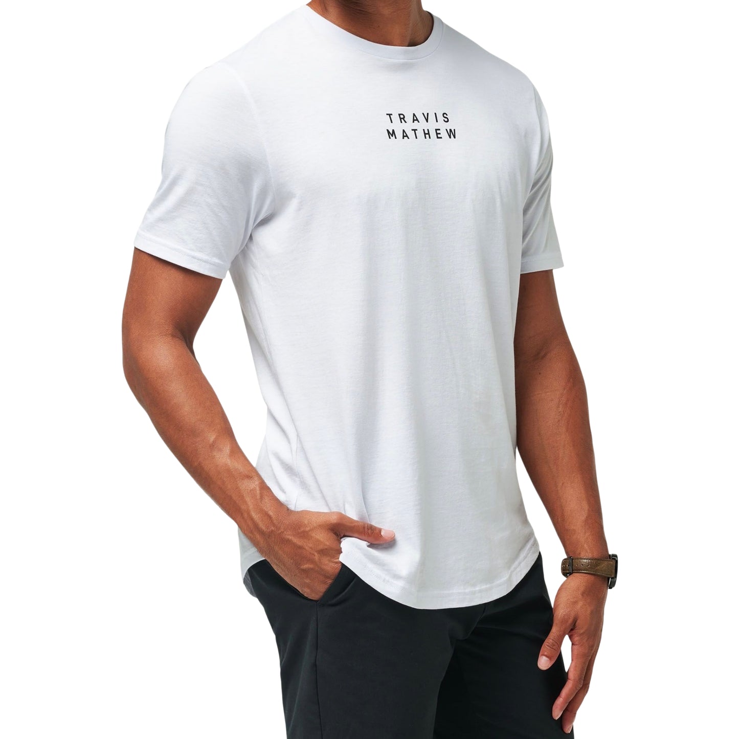 Travis Mathew Scoop Tee White