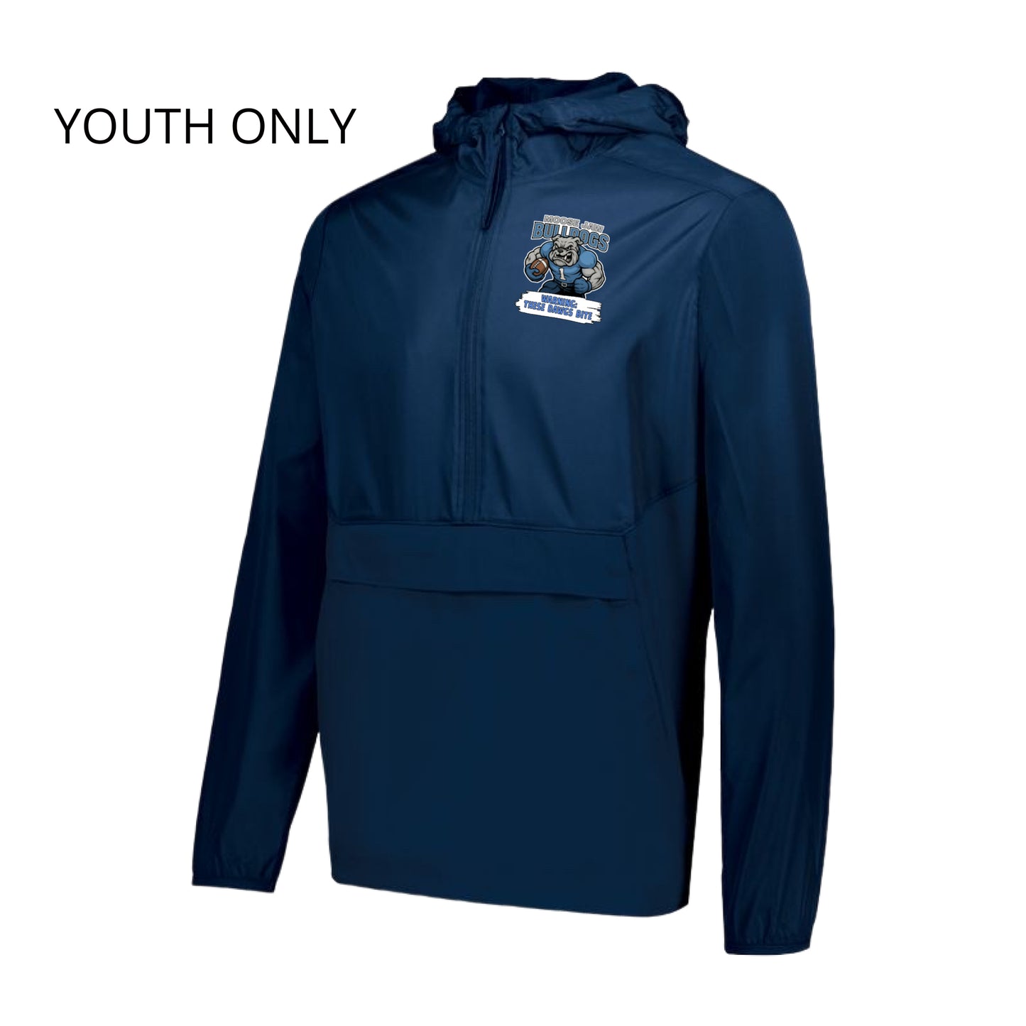 MJBU25 - Pack Pullover - Adult Navy/Grey - Youth All Navy