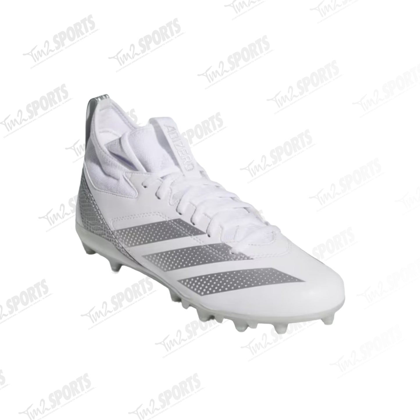 Adidas Adizero Impact.2 Football Cleats White/Silver