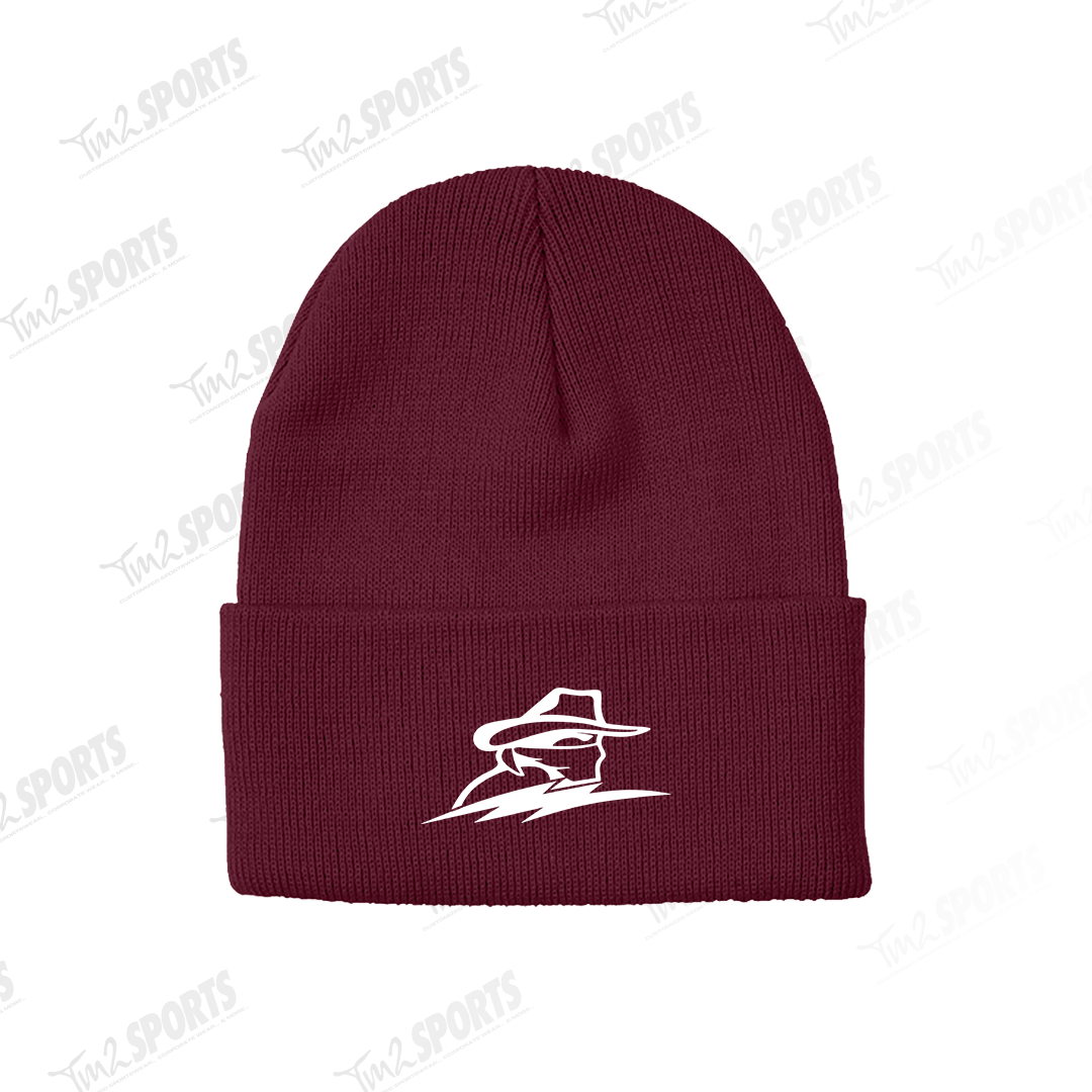 RTFAN25 - Knit Cuff Beanie - Maroon