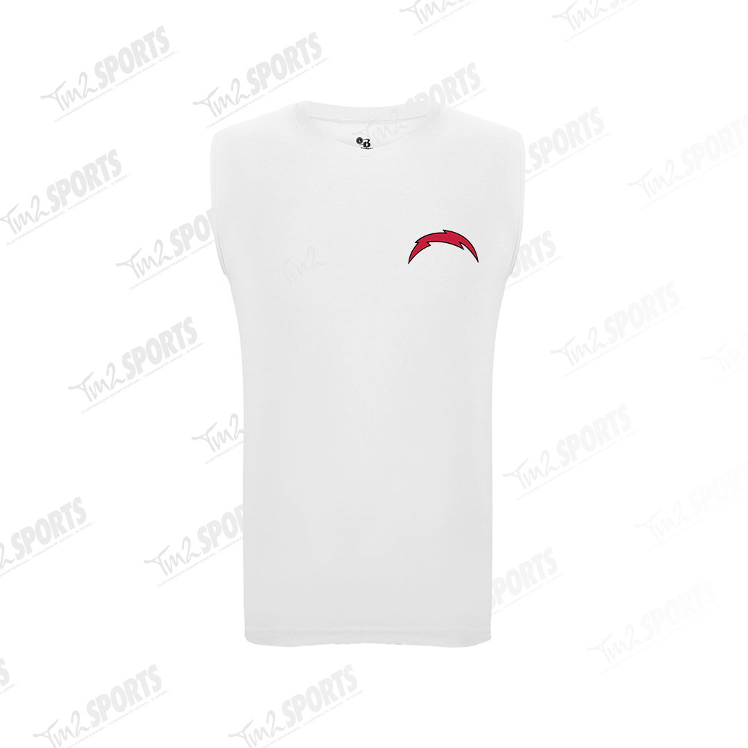 CFB25 - Sport Pro-Compression Sleeveless Shirt - White