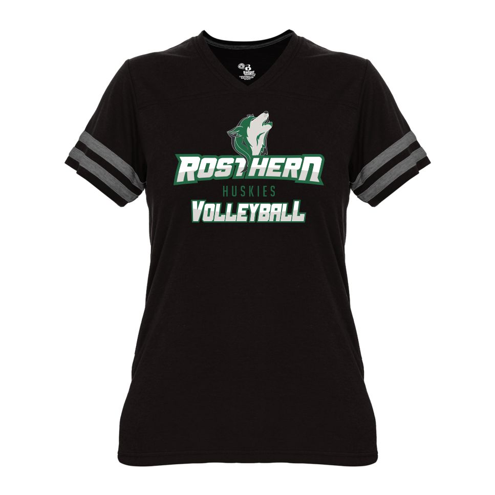 ROS24 Ladies Triblend Fan Tee