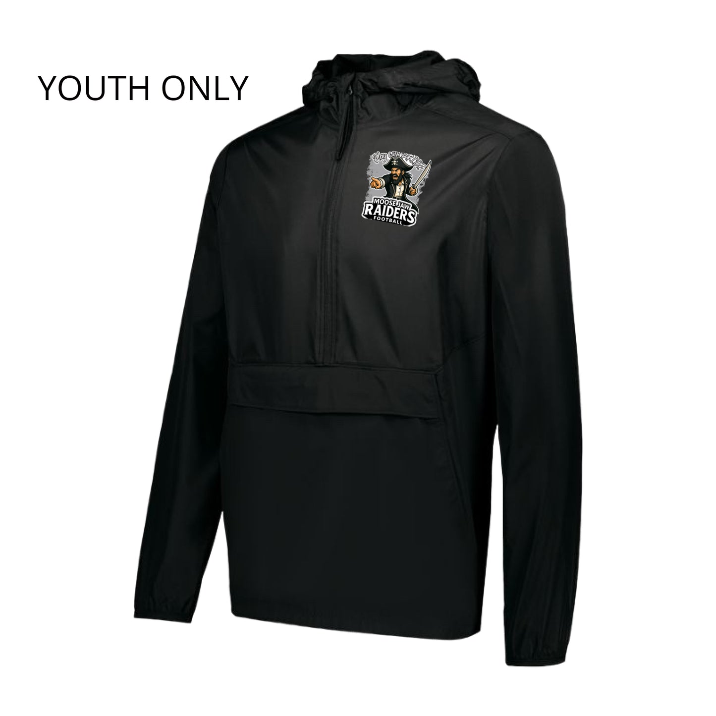 MJRA25 - Pack Pullover - Adult Black/Grey/ Youth All Black