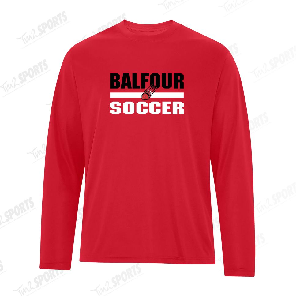 BFSC25 - Essential Performance Long Sleeve Tee - Red