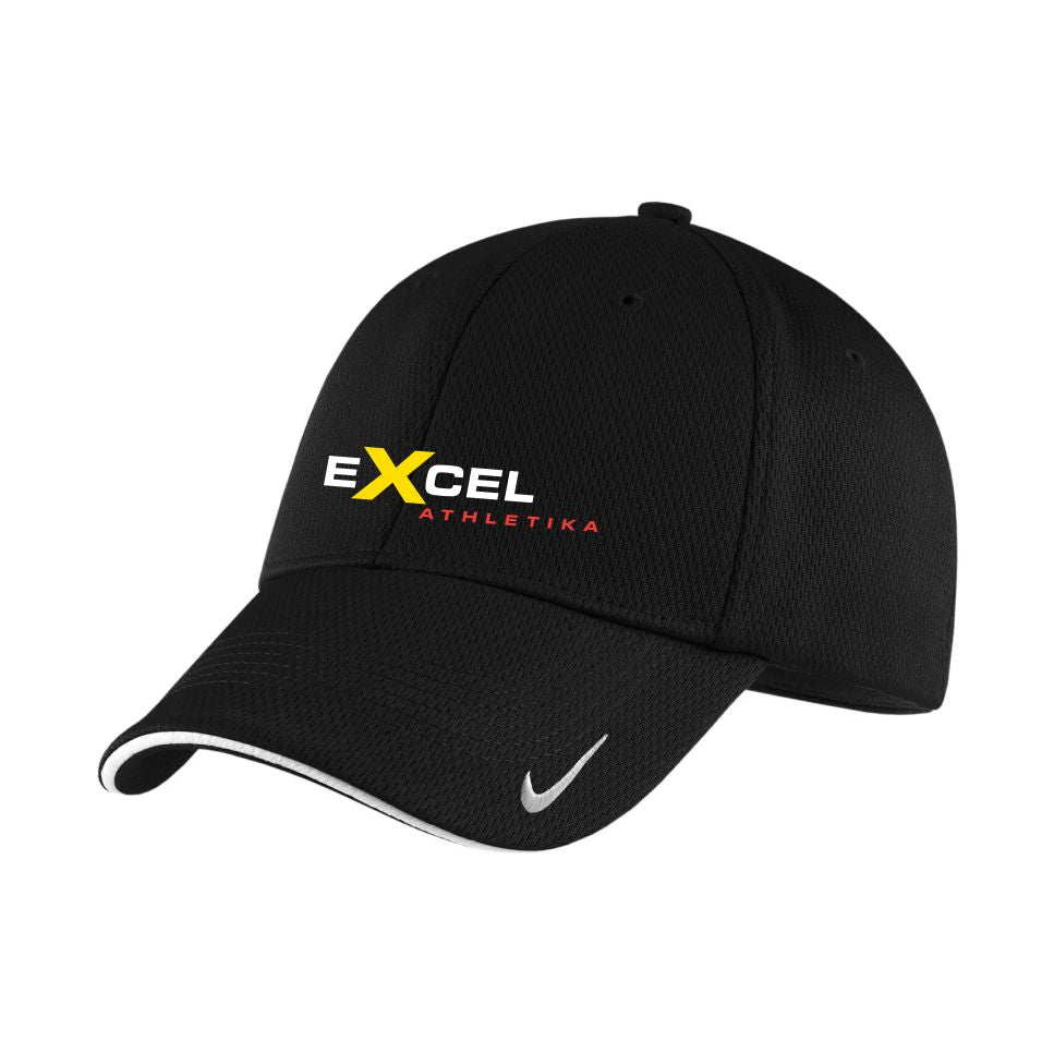 EX24 - NIKE Dri-FIT MESH SWOOSH FLEX SANDWICH CAP - Black