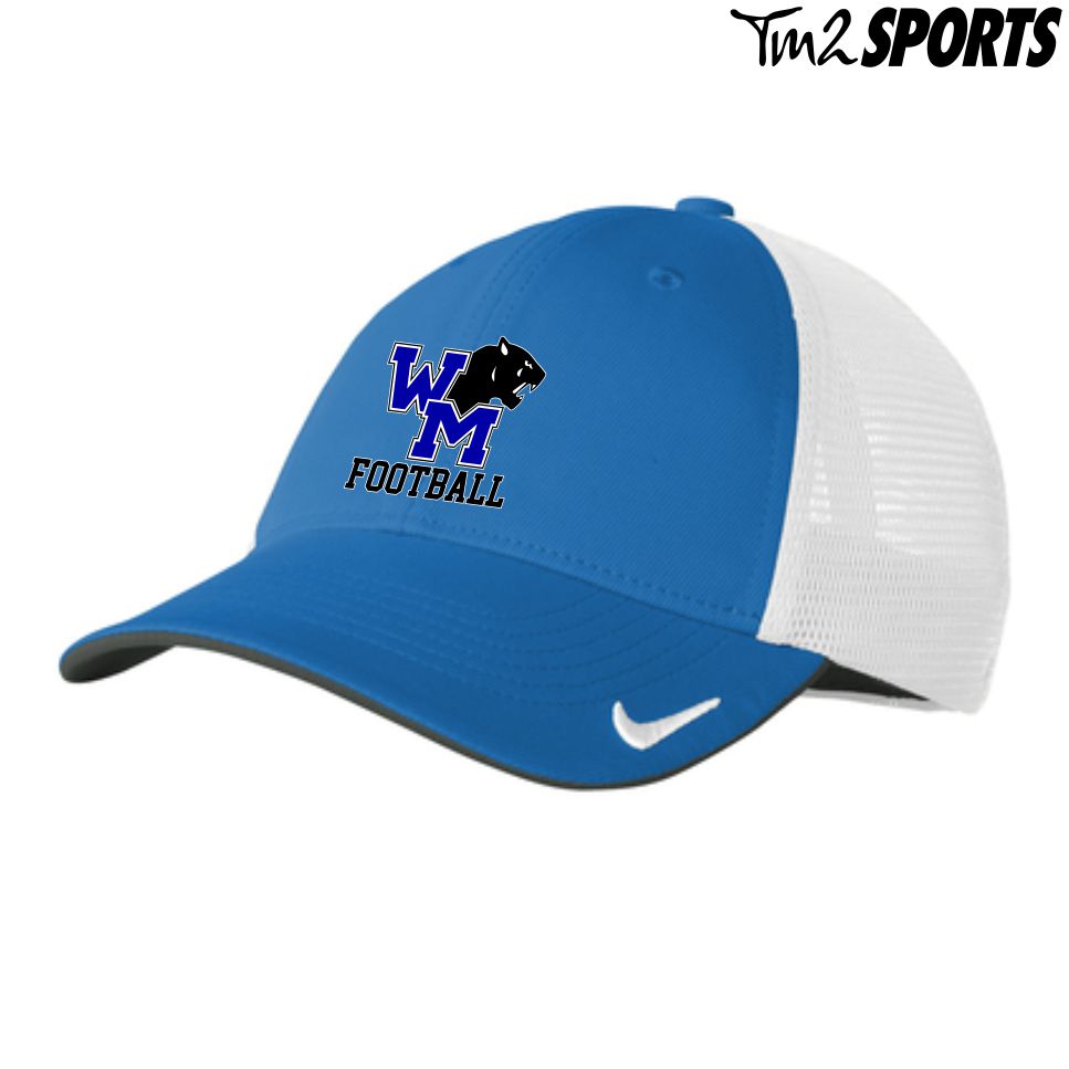 WMFB25 - Nike Stretch-to-Fit Mesh Back Cap - Royal/White