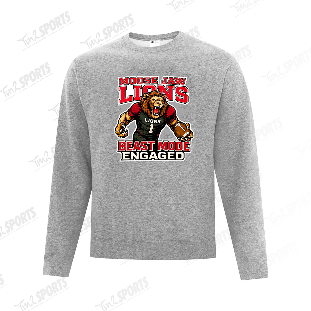 MJLI25 - Fleece Crewneck Sweatshirt - Grey