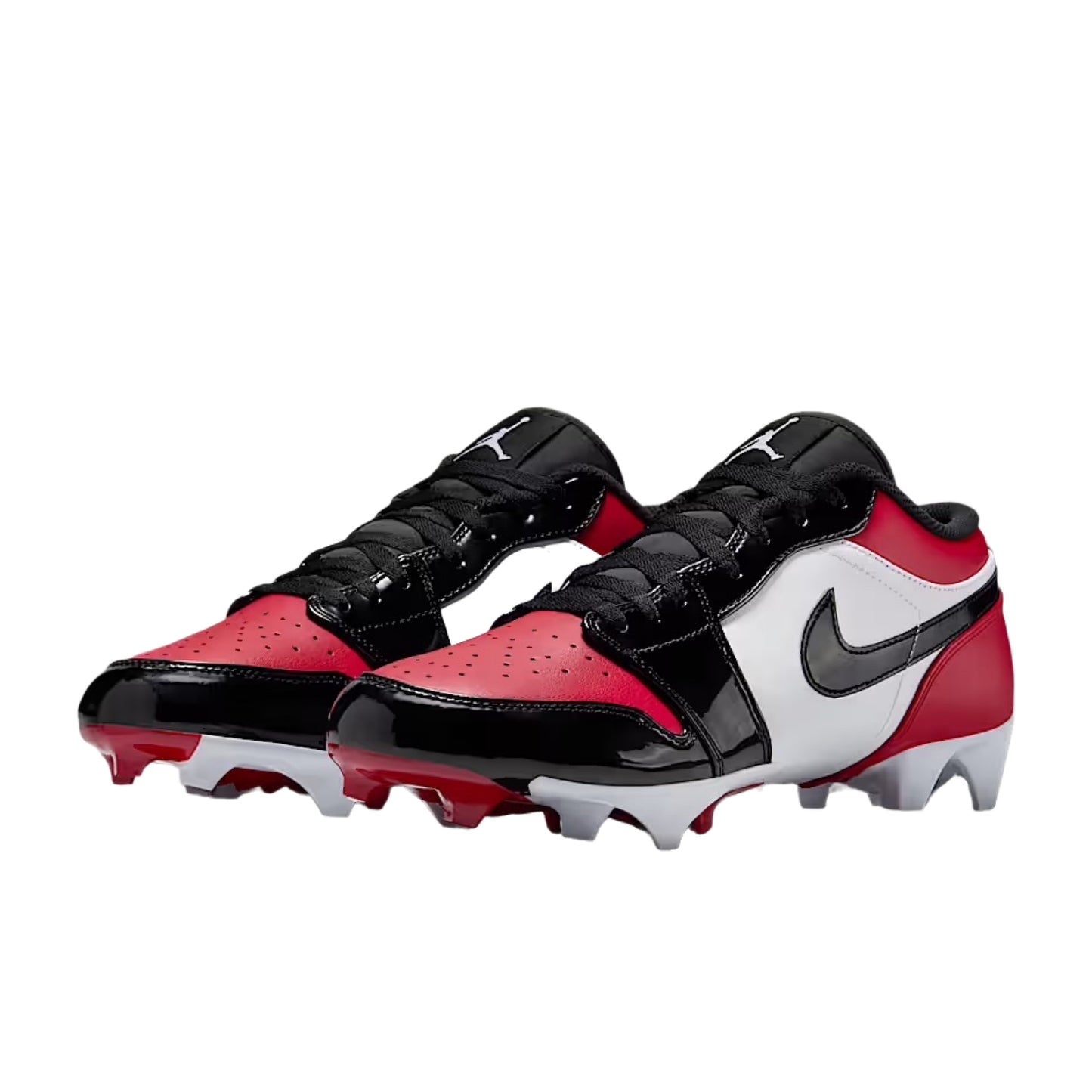 Nike JORDAN 1 Low TD Football Cleats - Gym Red/Black/White
