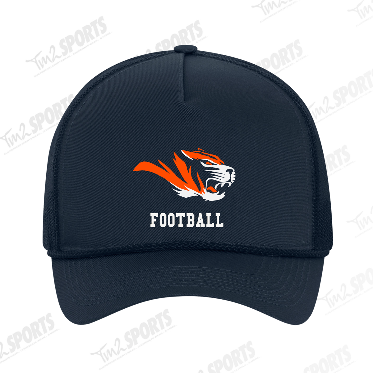 TDFB26 - Everyday Cotton Twill 5-Panel Trucker Rope Cap - Navy