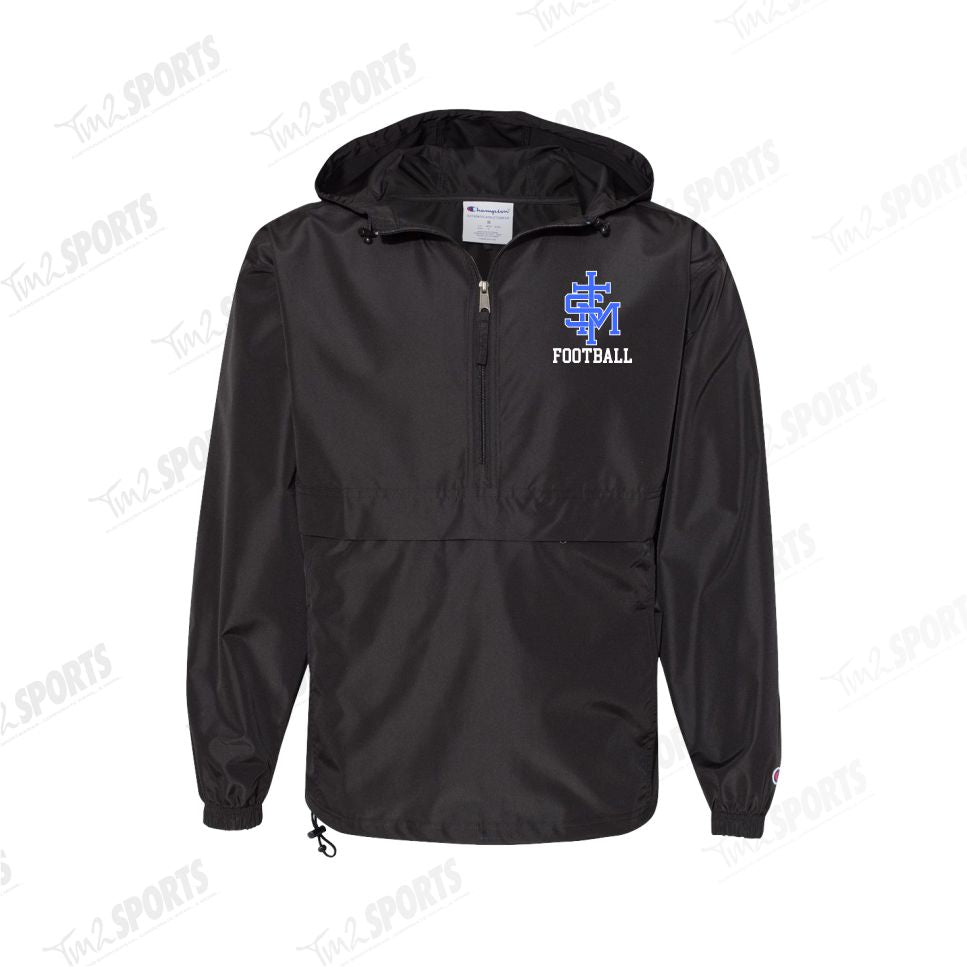 SMFB25 - Champion Packable Anorak Jacket - Black