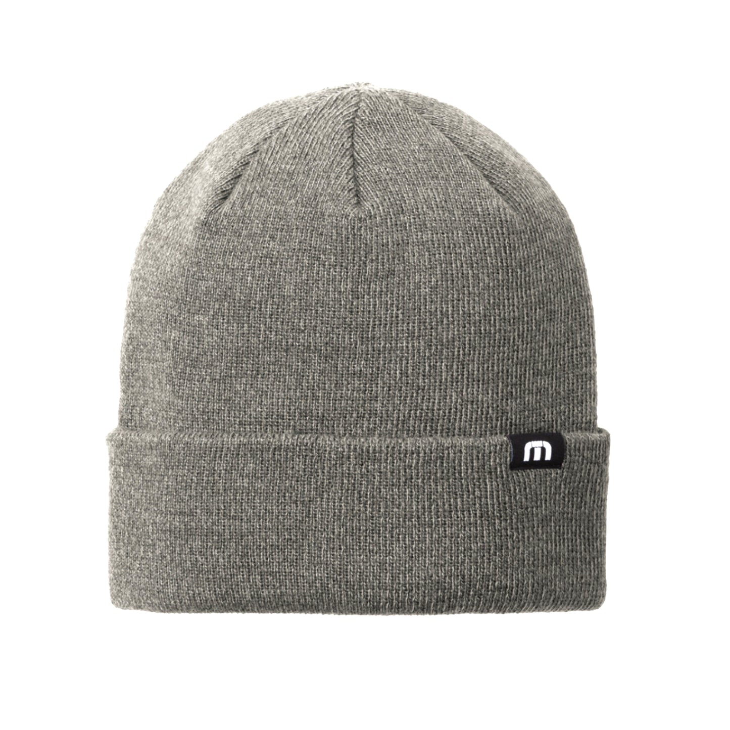 Travis Mathew Solid Cuffed Beanie Dark Grey Heather