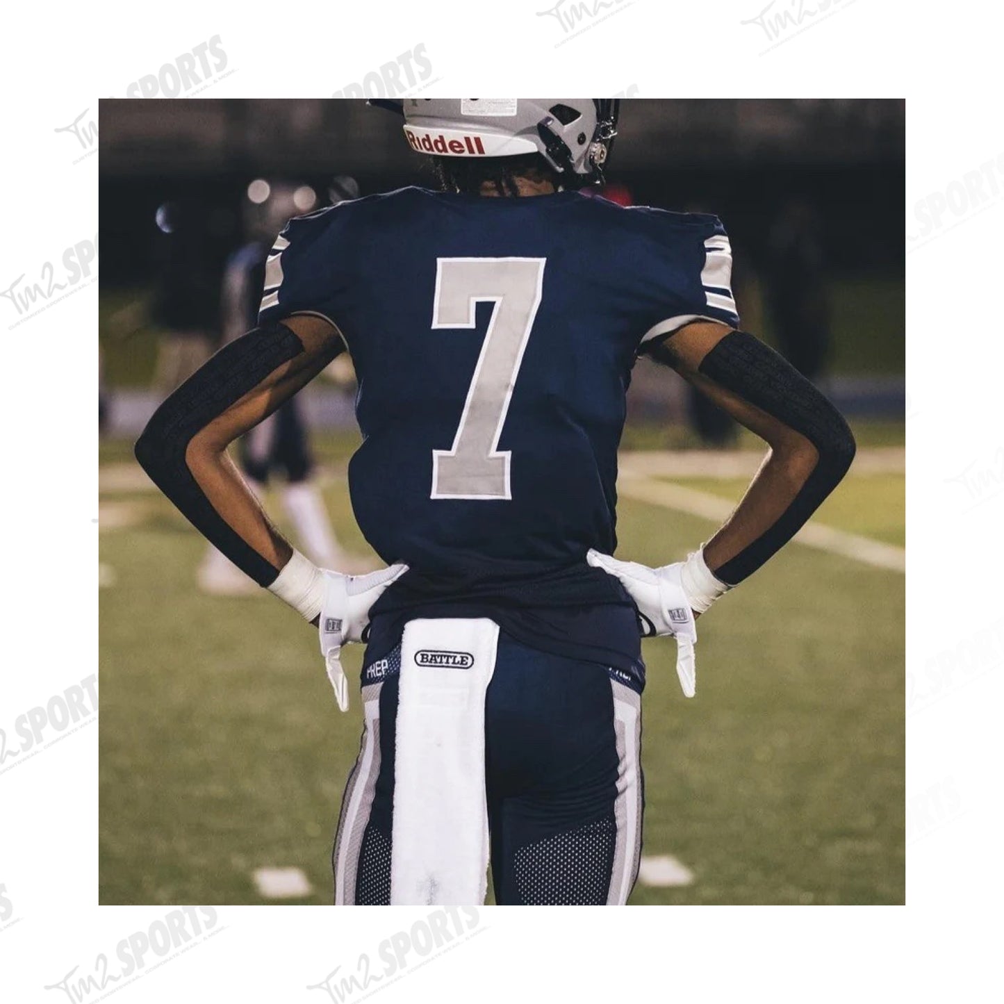 Battle Football Towel - White