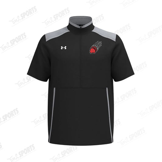 BFSC25 - Under Armour Motivate 3.0 Short Sleeve Half-Zip - Black