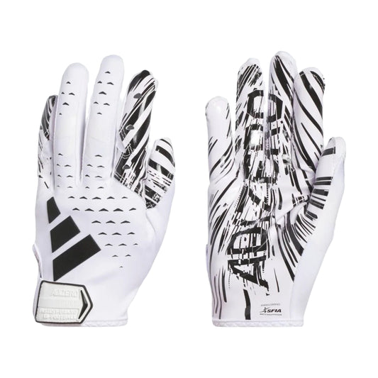 Adidas Adizero 13 Football Receiver Gloves - White/Black