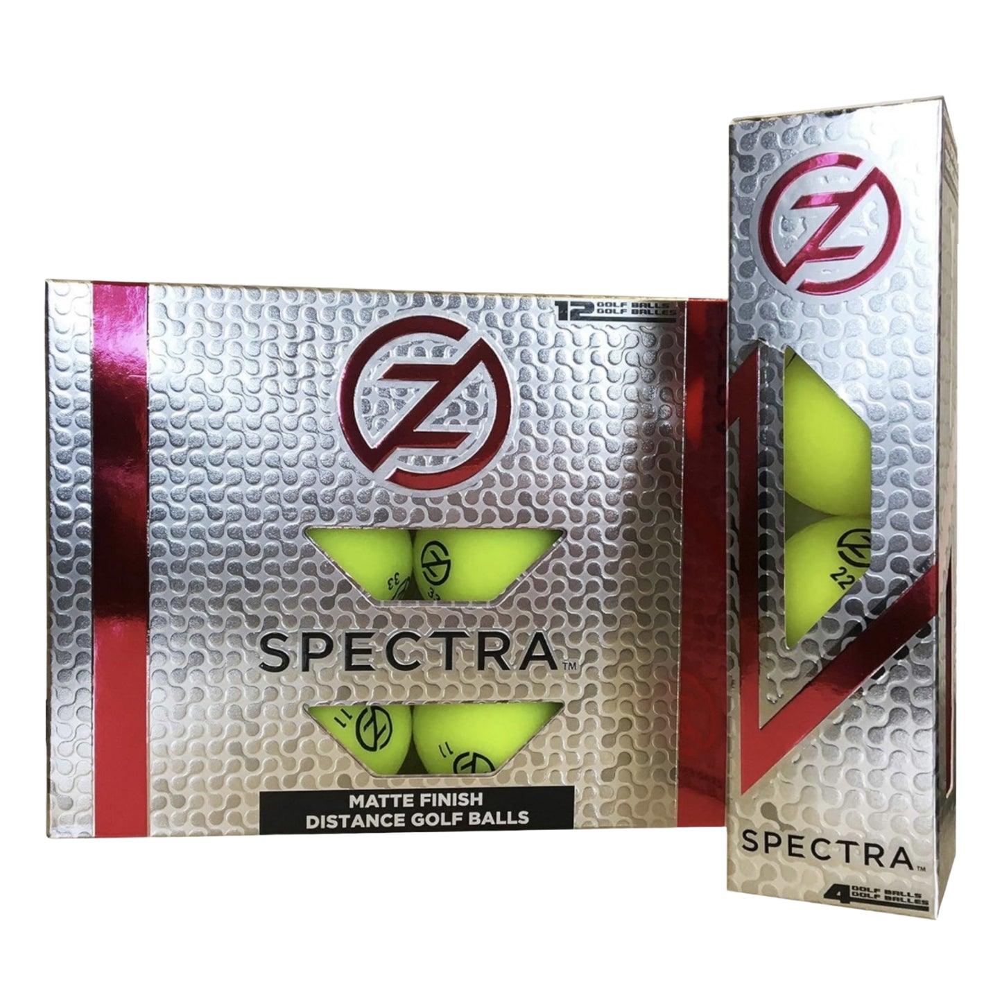 ZeroFriction Spectra Golf Balls Matte Finish