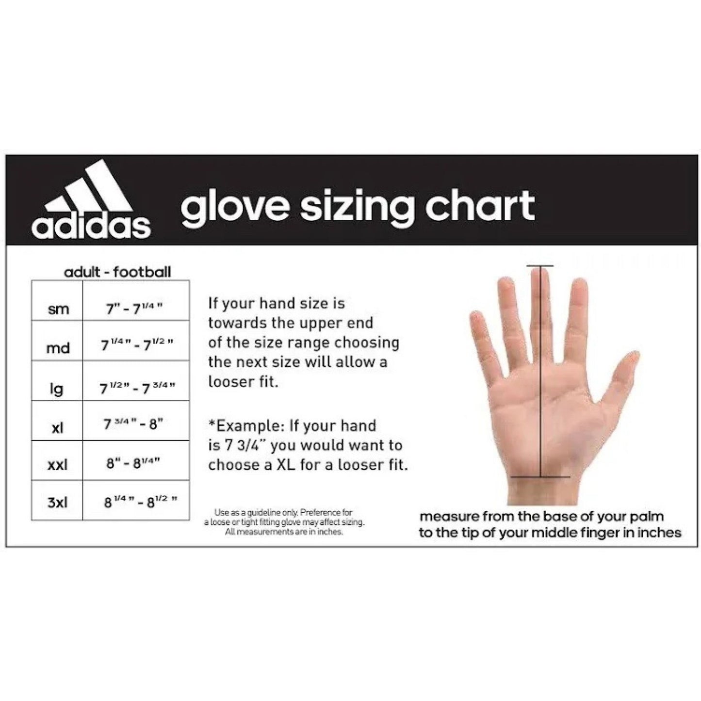 Adidas Freak 6.0 Padded Football Gloves - Weiss-Schwarz