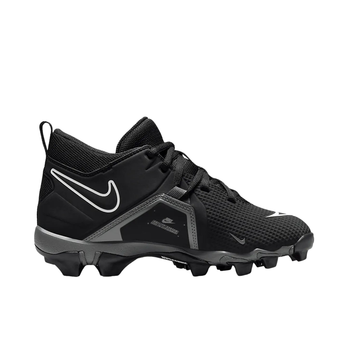 Nike Alpha Menace 3 Shark BG Youth Football Cleats Black