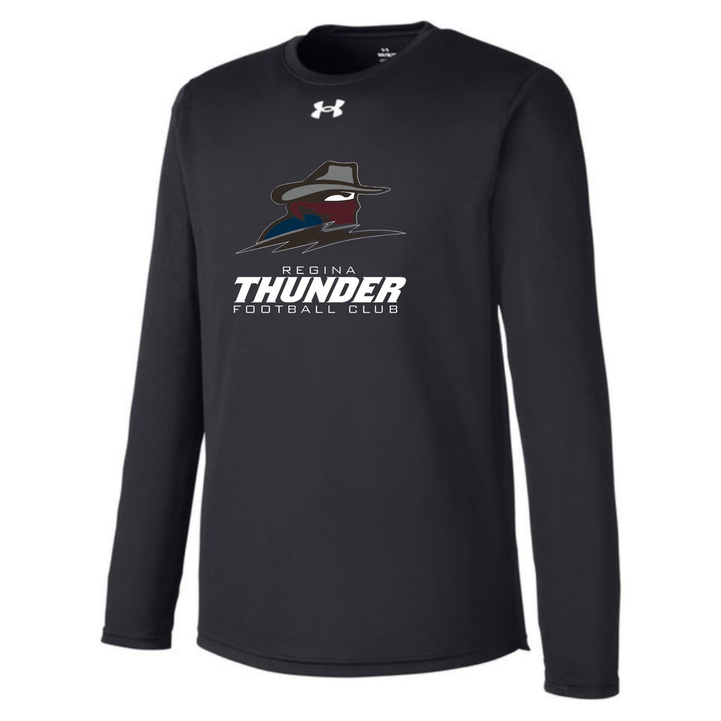 THS24 UA Team Tech LS Tee - Black