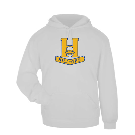 HT24 - Athletic Fleece Hooded Hoodie - White