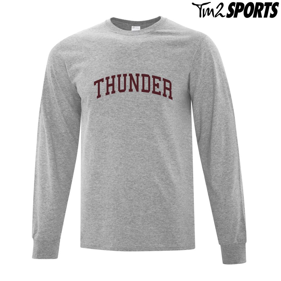 RTFAN25 - Cotton Long Sleeve Tee - Grey