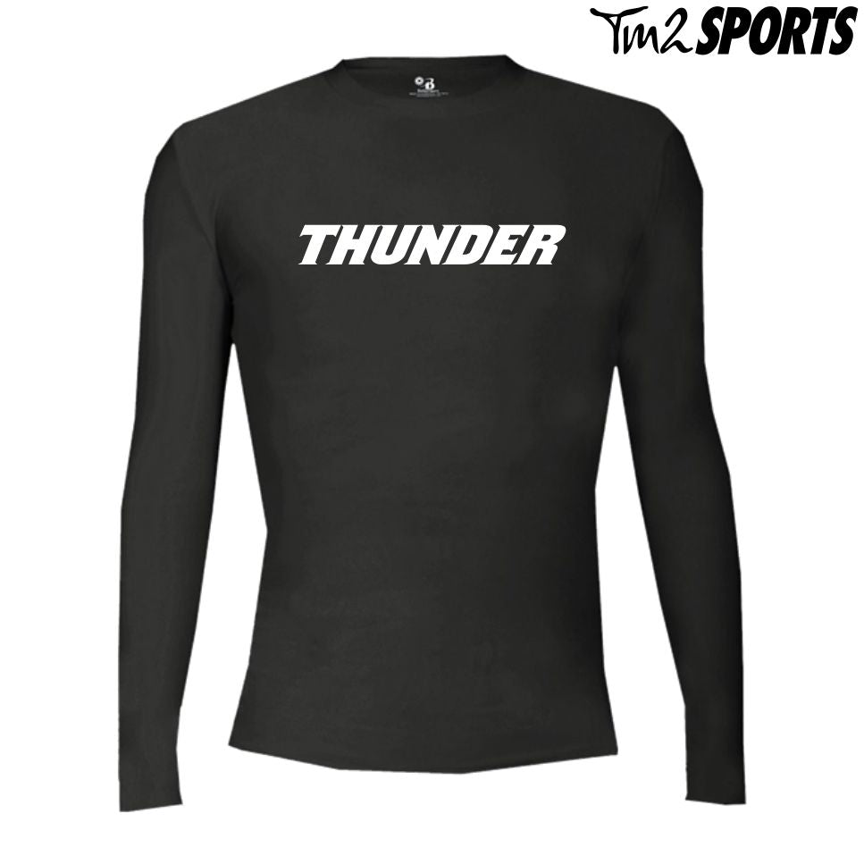 PLAY25 - Sport Pro-Compression Long Sleeve Shirt - Black