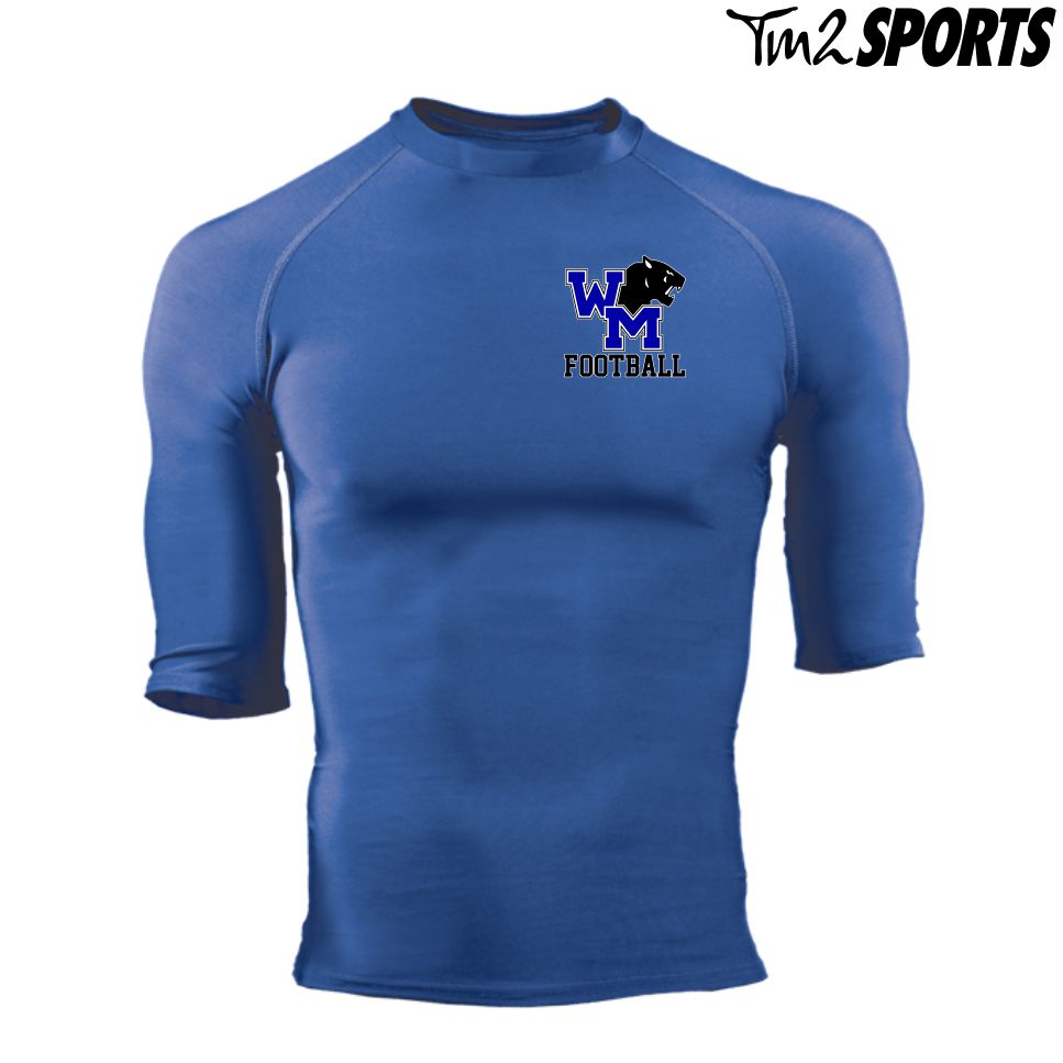 WMFB25 - Compression 1/2 Sleeve Crew - Royal