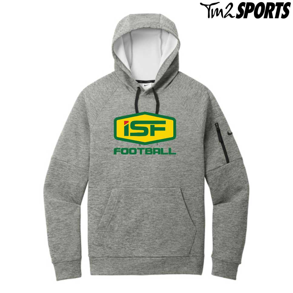 ISF2025 - Nike Therma-FIT Pocket Pullover Fleece Hoodie - Dark Grey Heather