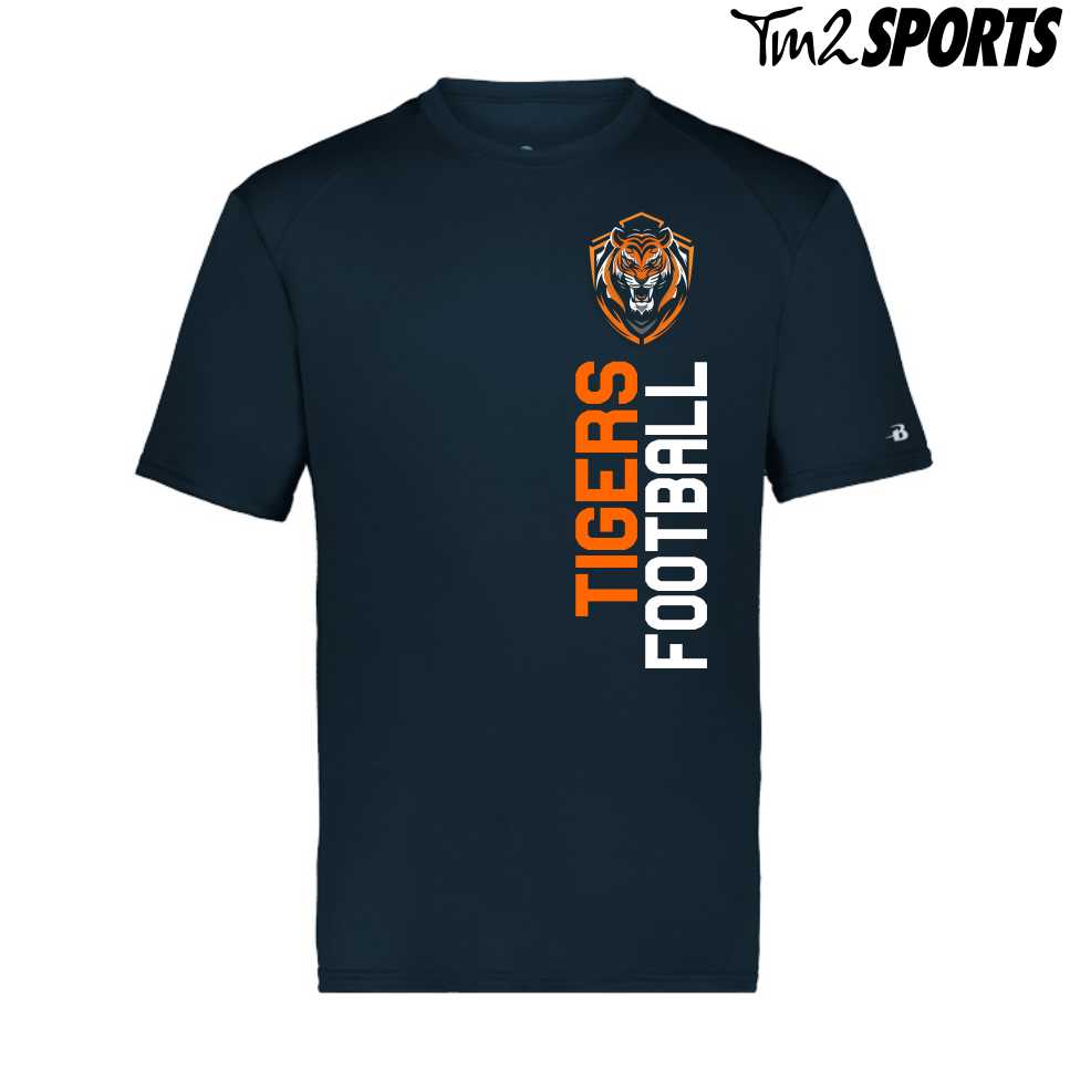 TDFB25 - BCore Short Sleeve Tee - Navy (Logo 2)