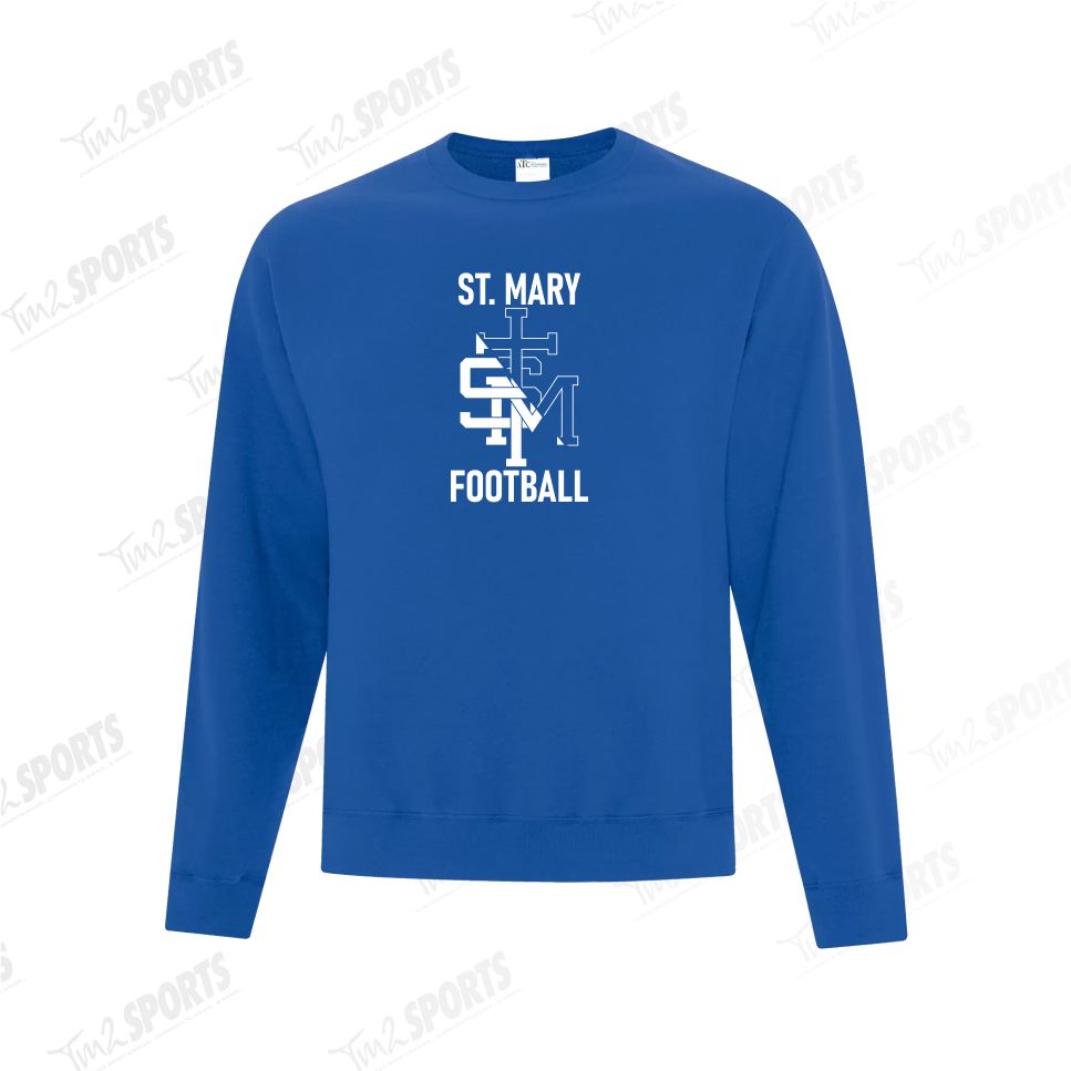 SMFB25 - Cotton Blend Long Sleeve Tee - Royal Blue