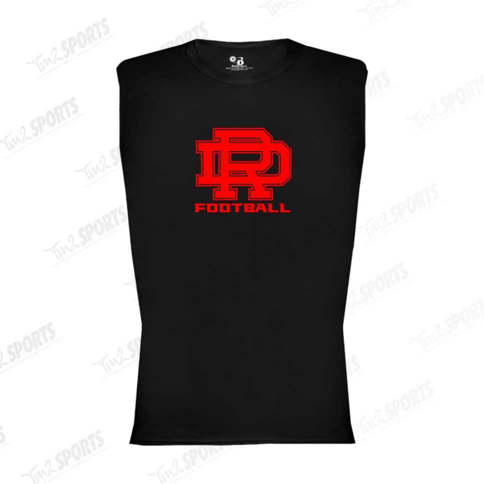 DFB25 - Sport Pro-Compression Sleeveless Shirt - Black