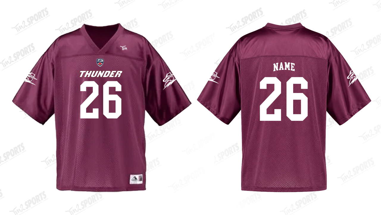 26RTFAN - Customized Replica Fan Jersey - Maroon
