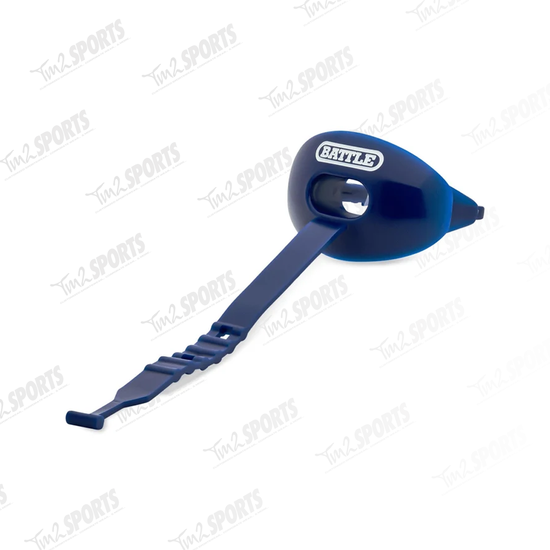 BISB26 - Battle Oxygen Football Mouthguard with Connected Strap - Navy