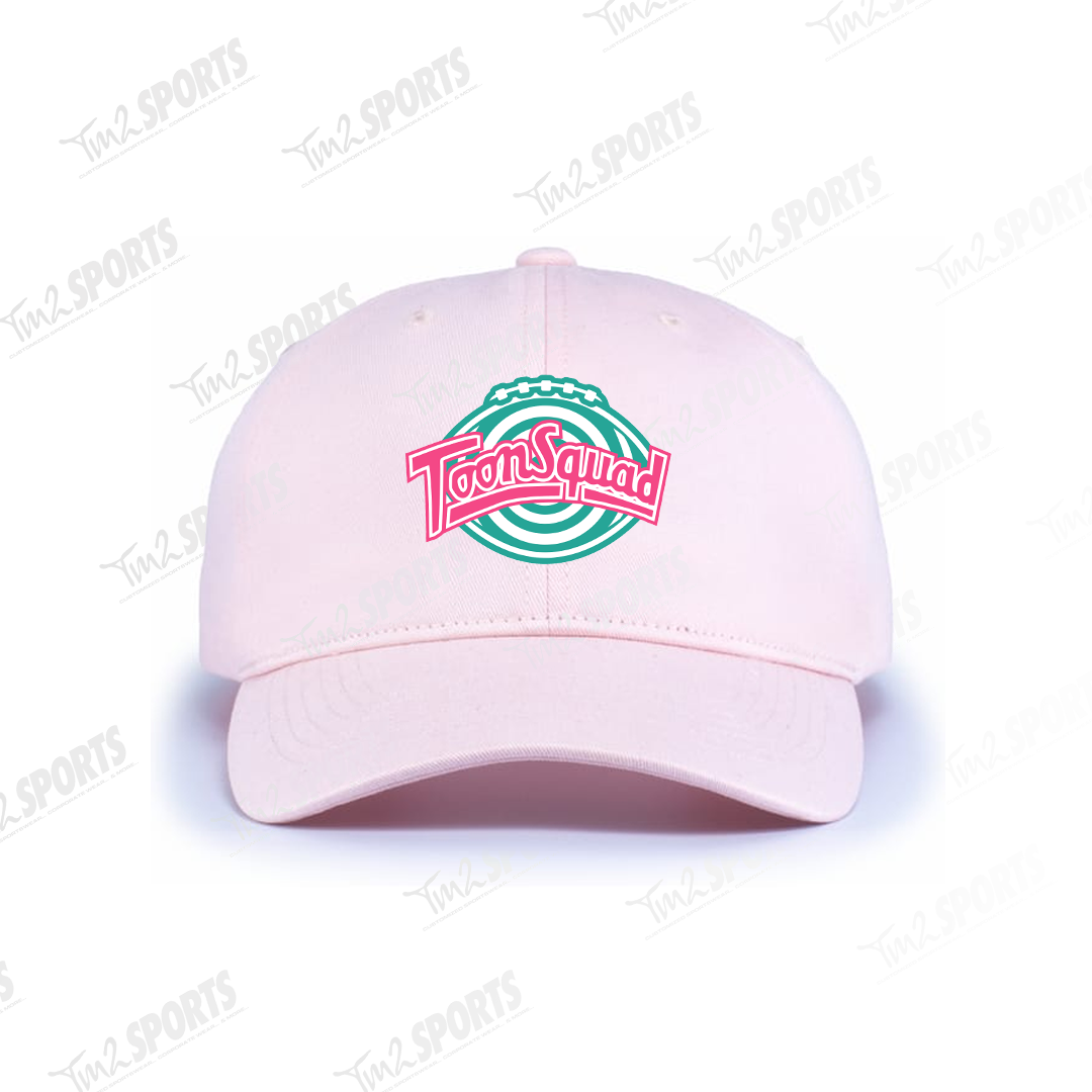 TOON26 - Low-Profile Unstructured Snapback Cap - Pink