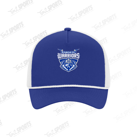 WARR26 -  Everyday Cotton Twill 5-Panel Trucker Rope Cap - Royal