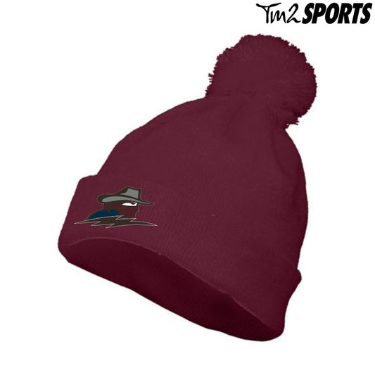 PLAY25 - Pom Beanie - Maroon