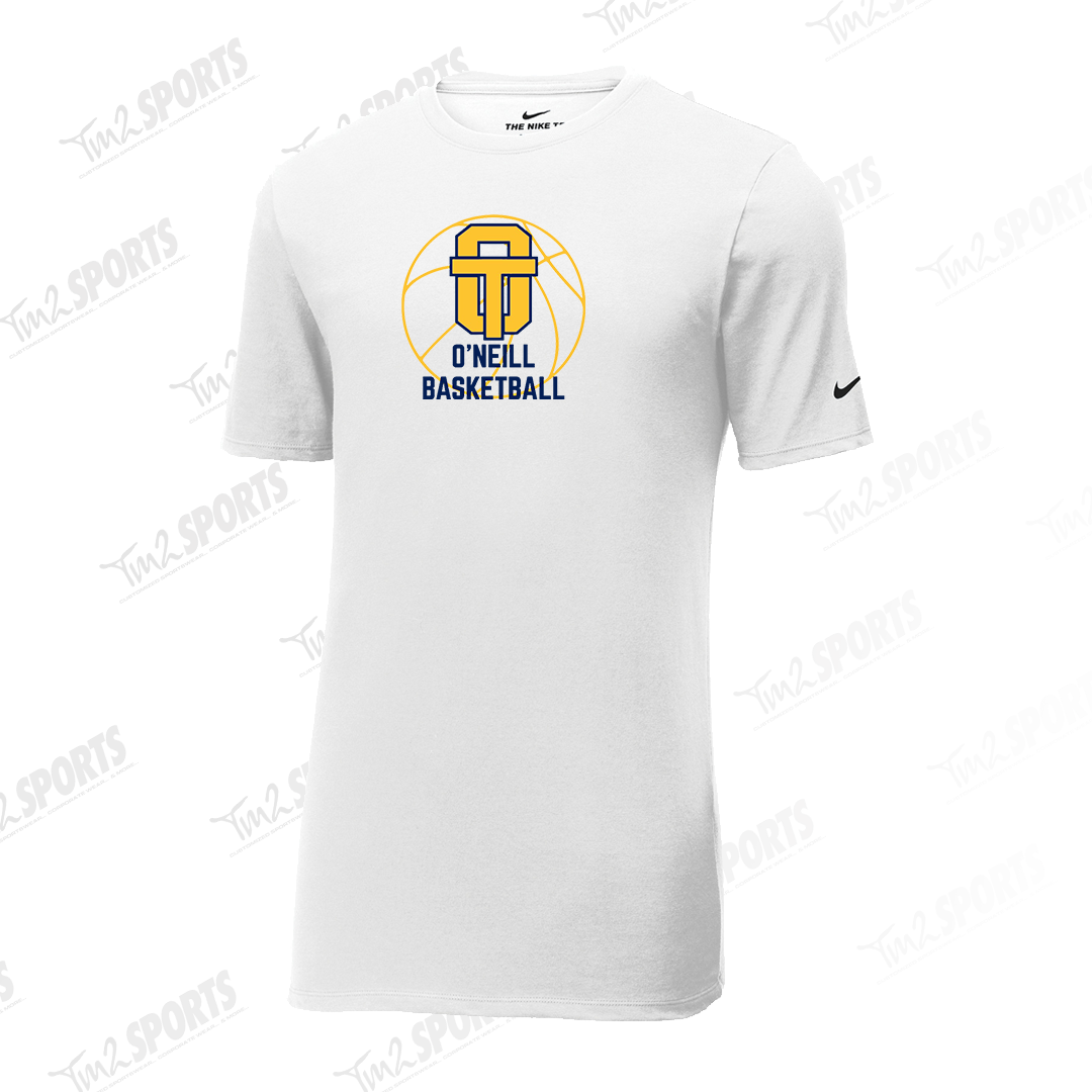 ONBB25 - Nike DriFit Cotton/Poly Short Sleeve Tee - White