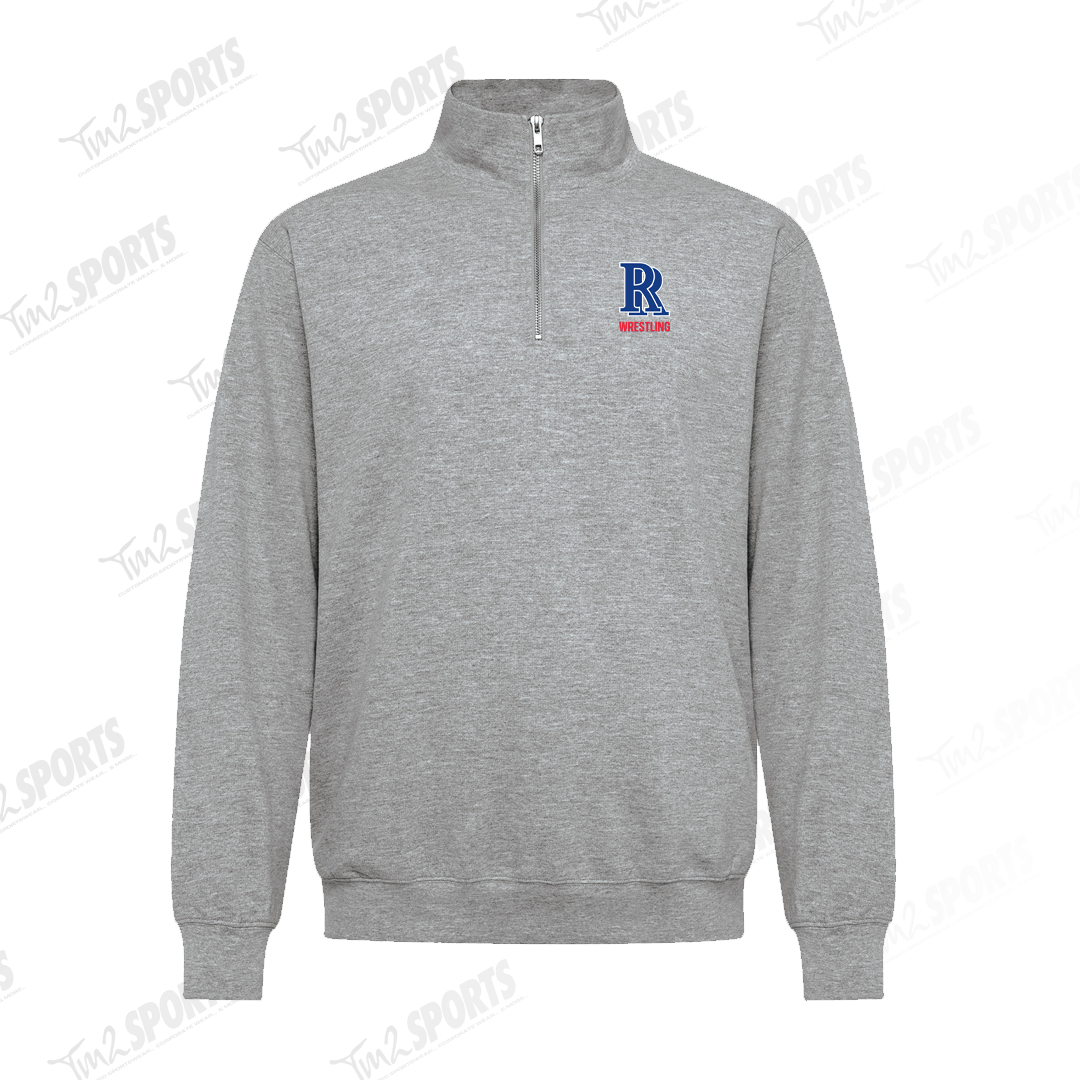 RFWR25 - Everyday 1/4 Zip Crewneck Sweatshirt - Athletic Grey