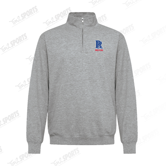 RFWR25 - Everyday 1/4 Zip Crewneck Sweatshirt - Athletic Grey