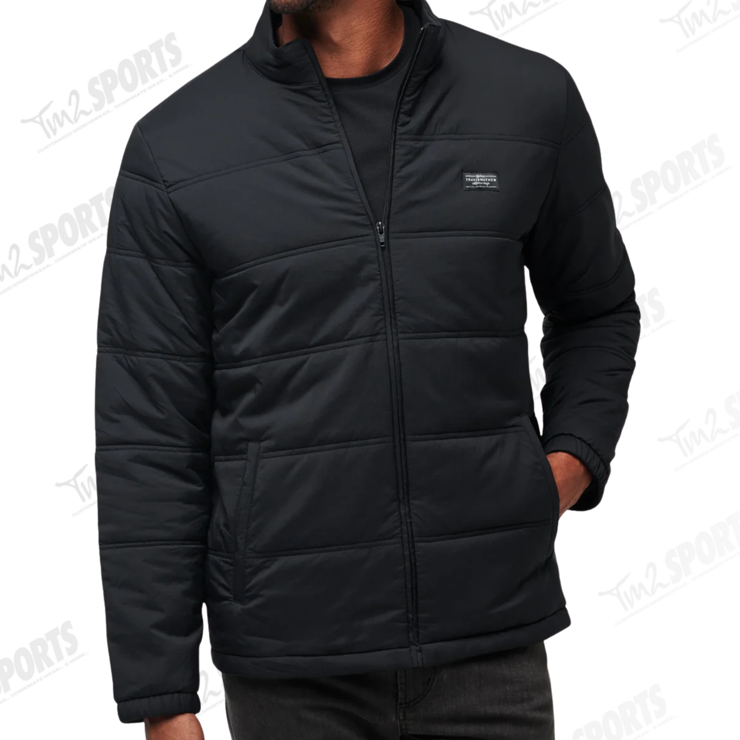 Travis Mathew Palisades Puffer Jacket - Black