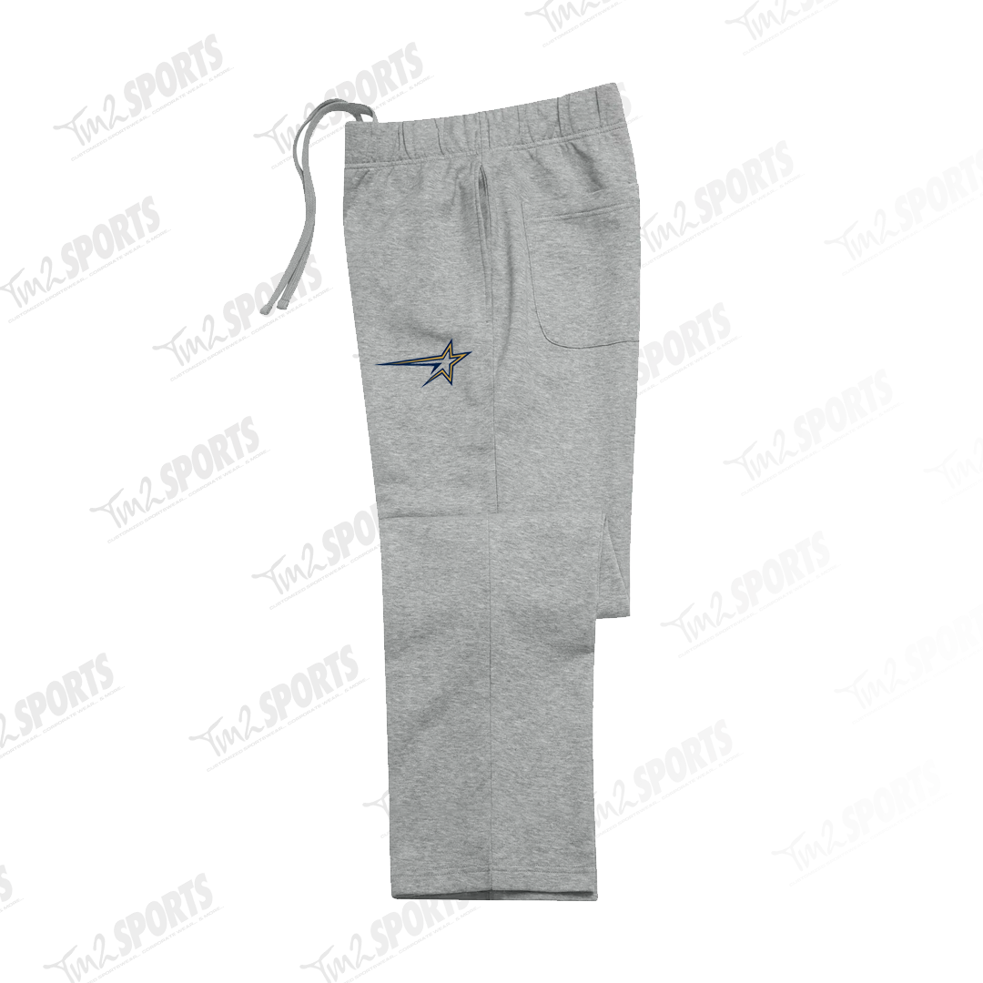 BETH26 - Koi Open Bottom Sweatpants - Grey