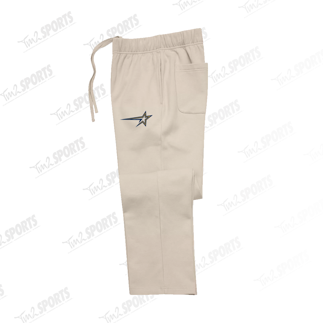 BETH26 - Koi Open Bottom Sweatpants - Sahara